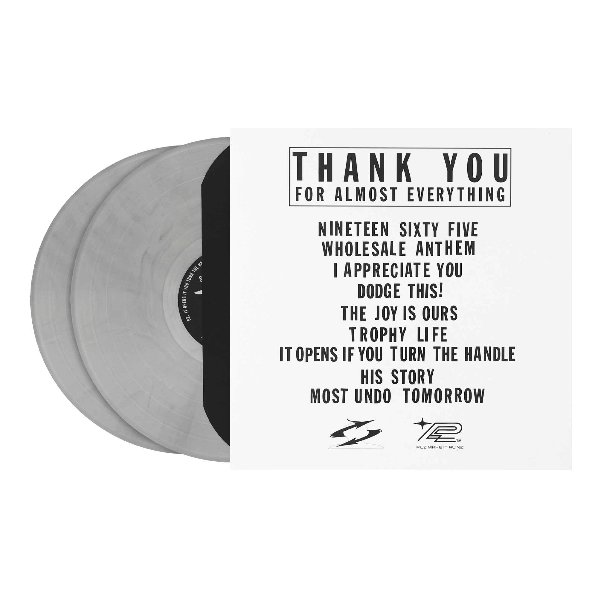 Headache - Thank You For Almost Everything 12" Vinyl (Silver Limited Edition) - PLZ Make It Ruins