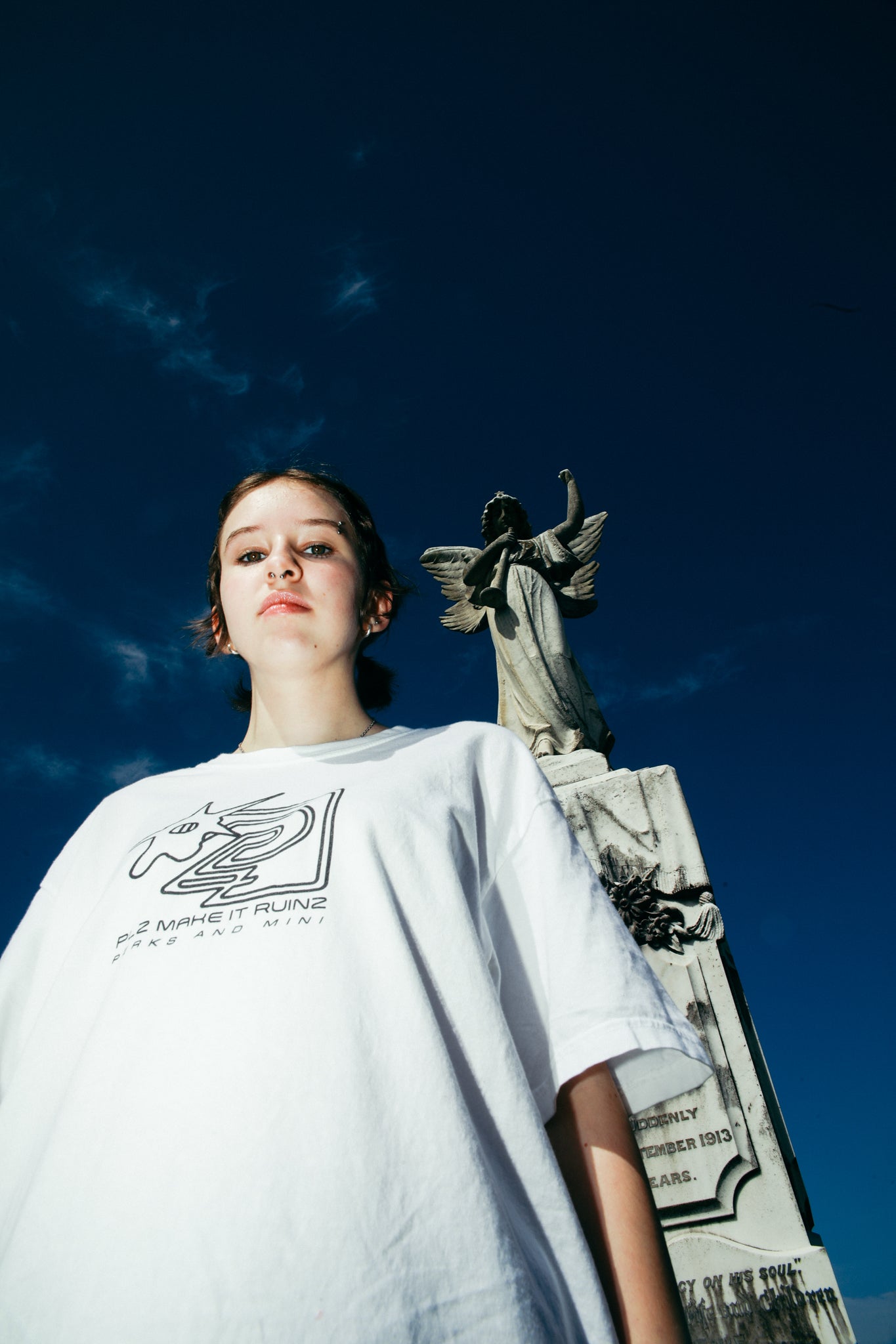 PAM x PLZ Tee - PLZ Make It Ruins