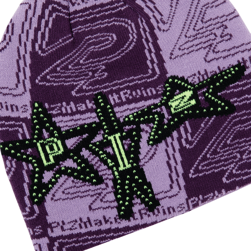 Star Beanie - Violet / PLZ Make It Ruins