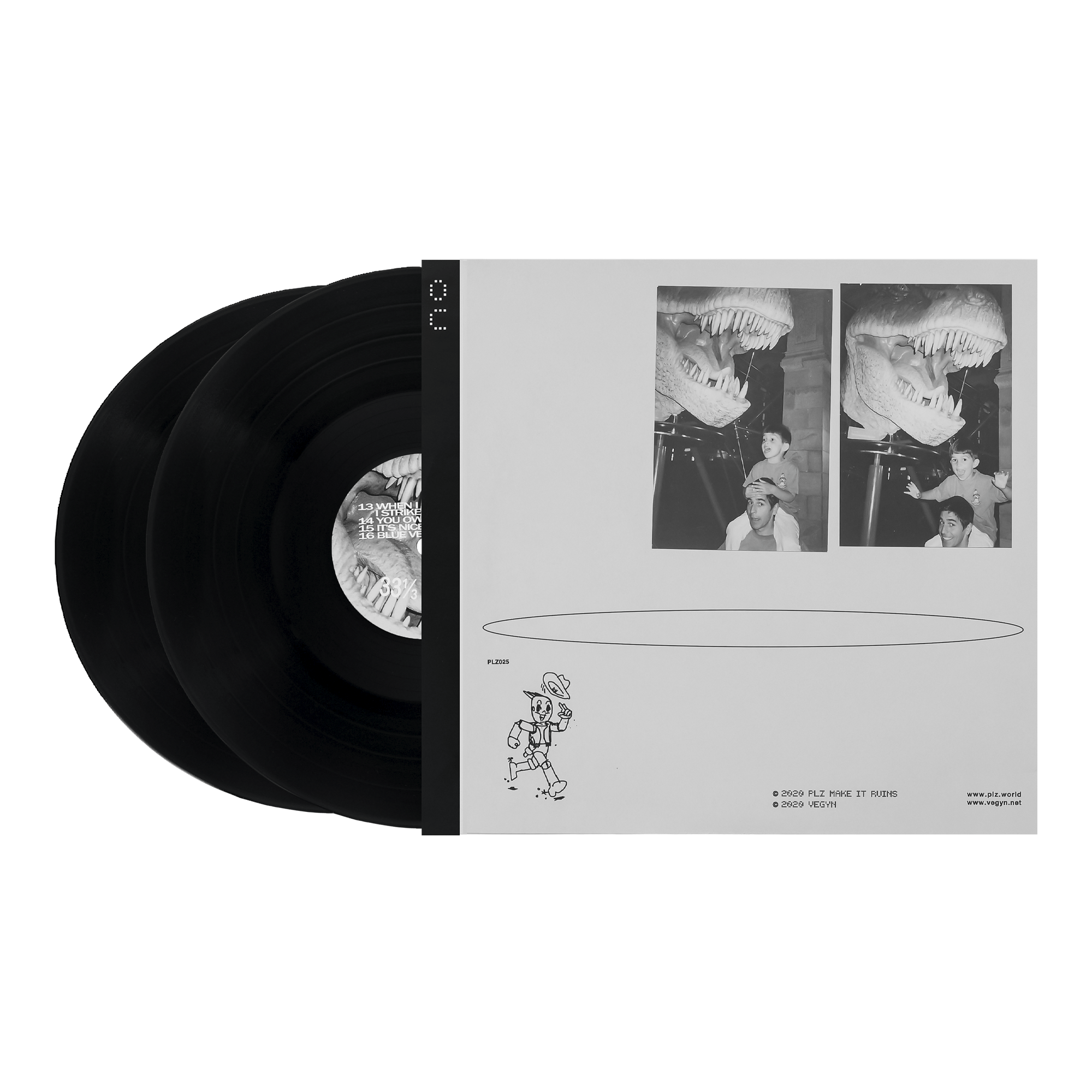 Vegyn - Only Diamonds Cut Diamonds 12" Vinyl Repress - PLZ Make It Ruins