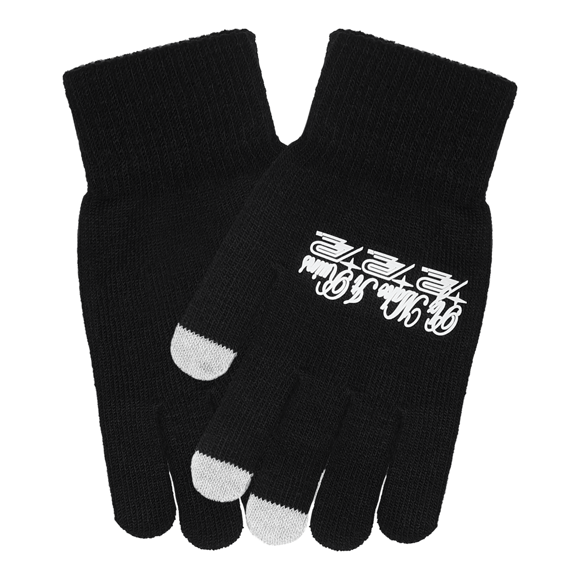 Script Logo Gloves - PLZ Make It Ruins