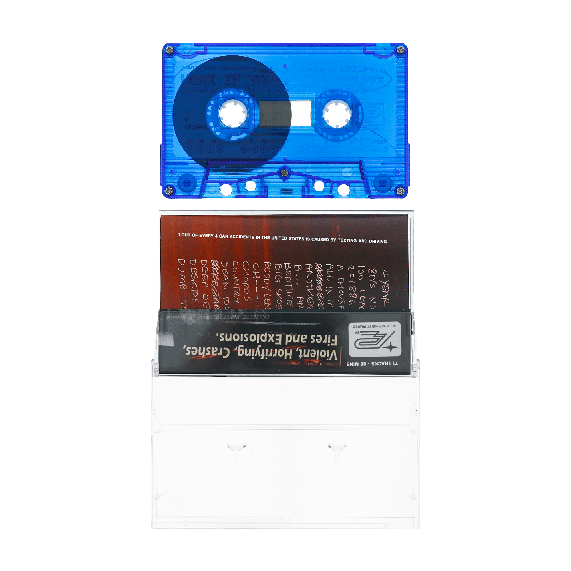 Text While Driving Cassette - PLZ Make It Ruins