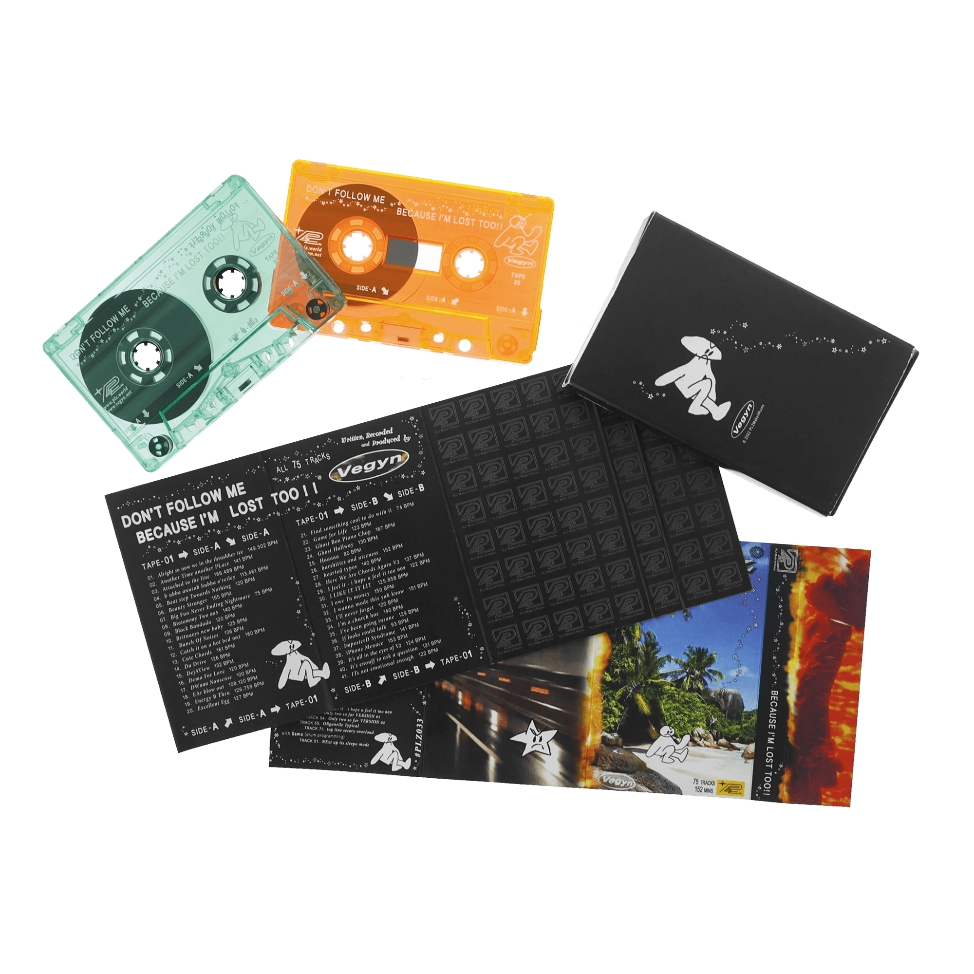 Vegyn - Don't Follow Me Cause I'm Lost Too! Cassette - PLZ Make It Ruins