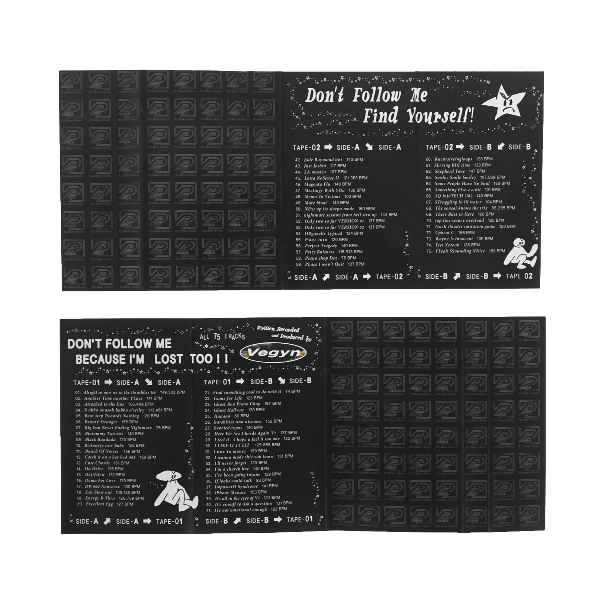 Vegyn - Don't Follow Me Cause I'm Lost Too! Cassette - PLZ Make It Ruins