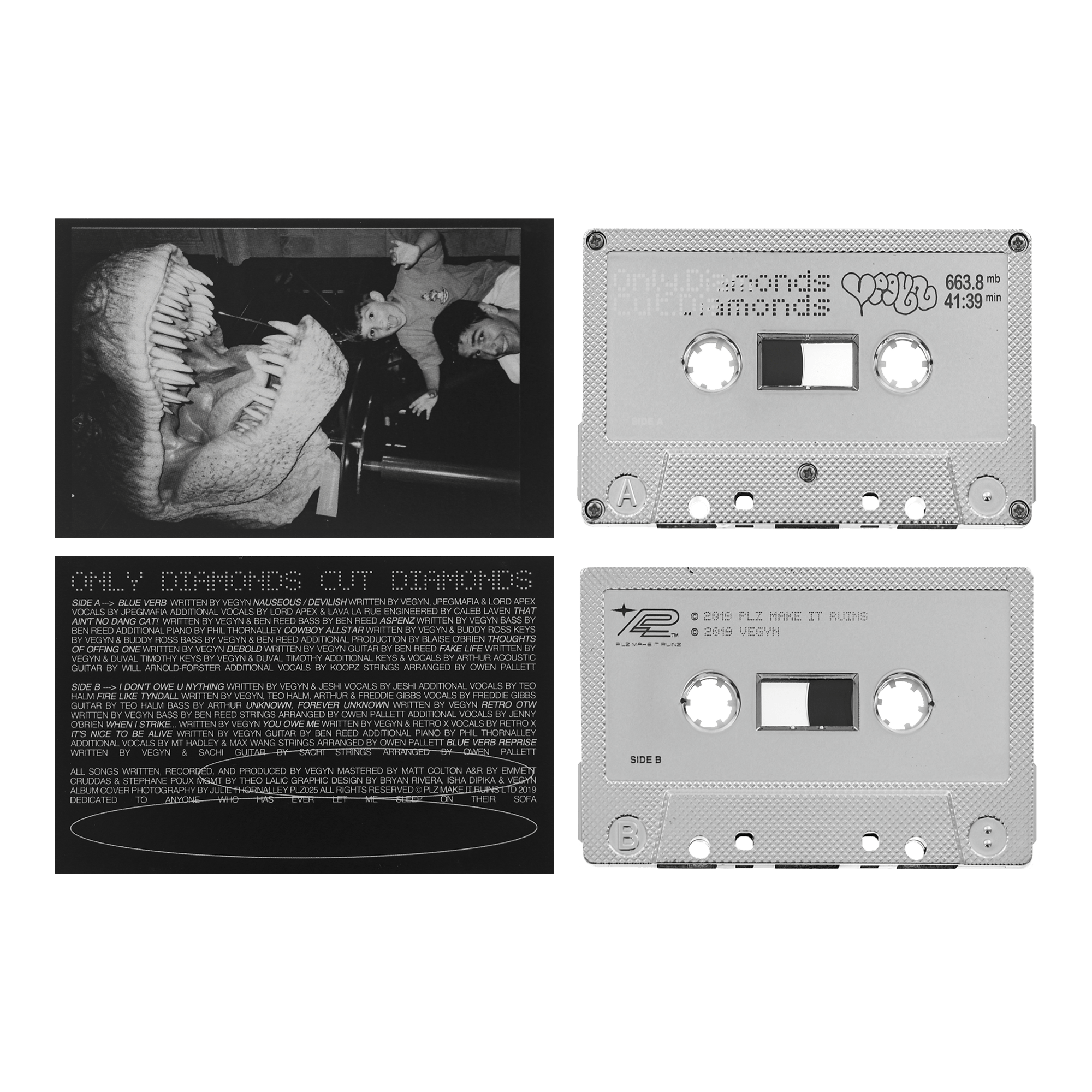 Only Diamonds Cut Diamonds - Limited Edition Cassette - PLZ Make It Ruins