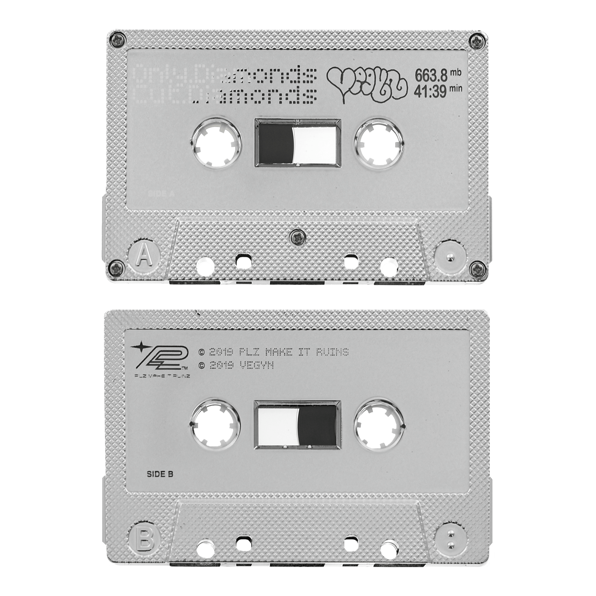 Only Diamonds Cut Diamonds - Limited Edition Cassette - PLZ Make It Ruins