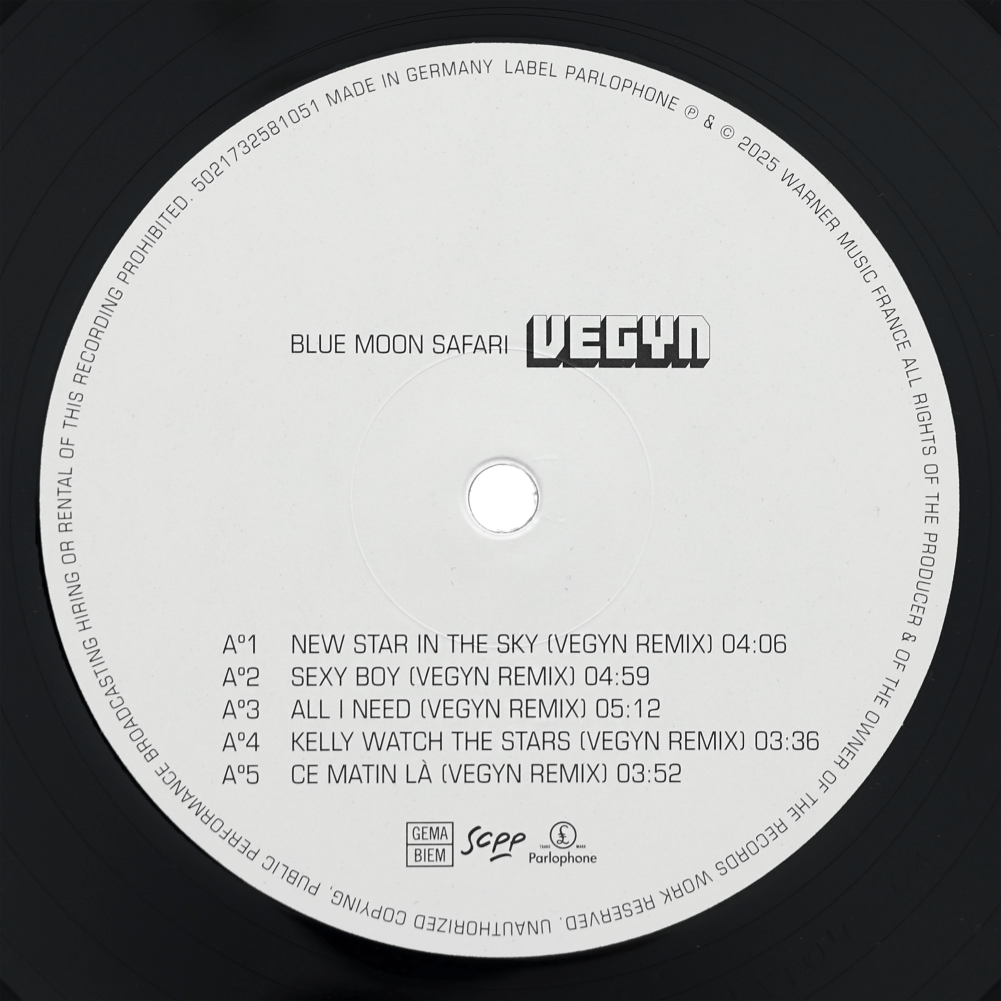 Vegyn x Air - Blue Moon Safari Black LP - PLZ Make It Ruins