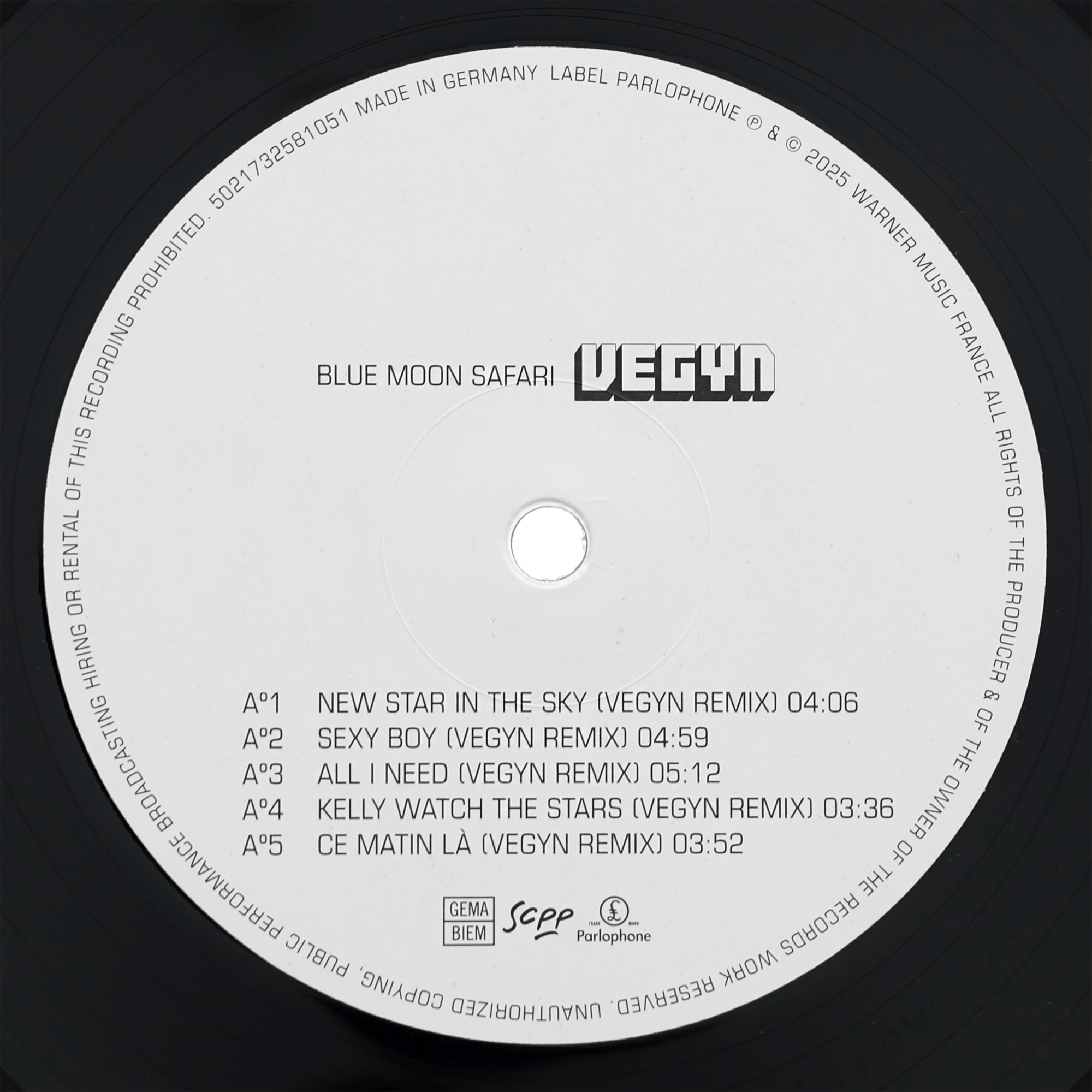 Vegyn x Air - Blue Moon Safari Black LP - PLZ Make It Ruins