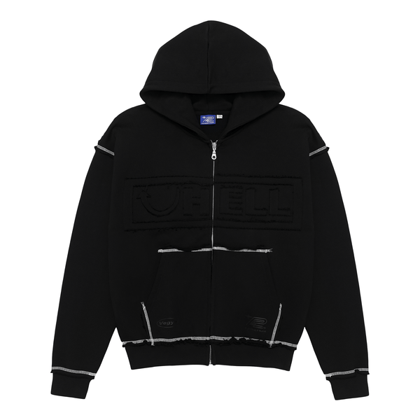 PLZ Make It Ruins Headache Zip Up Hoodie – BY.EVERYONE
