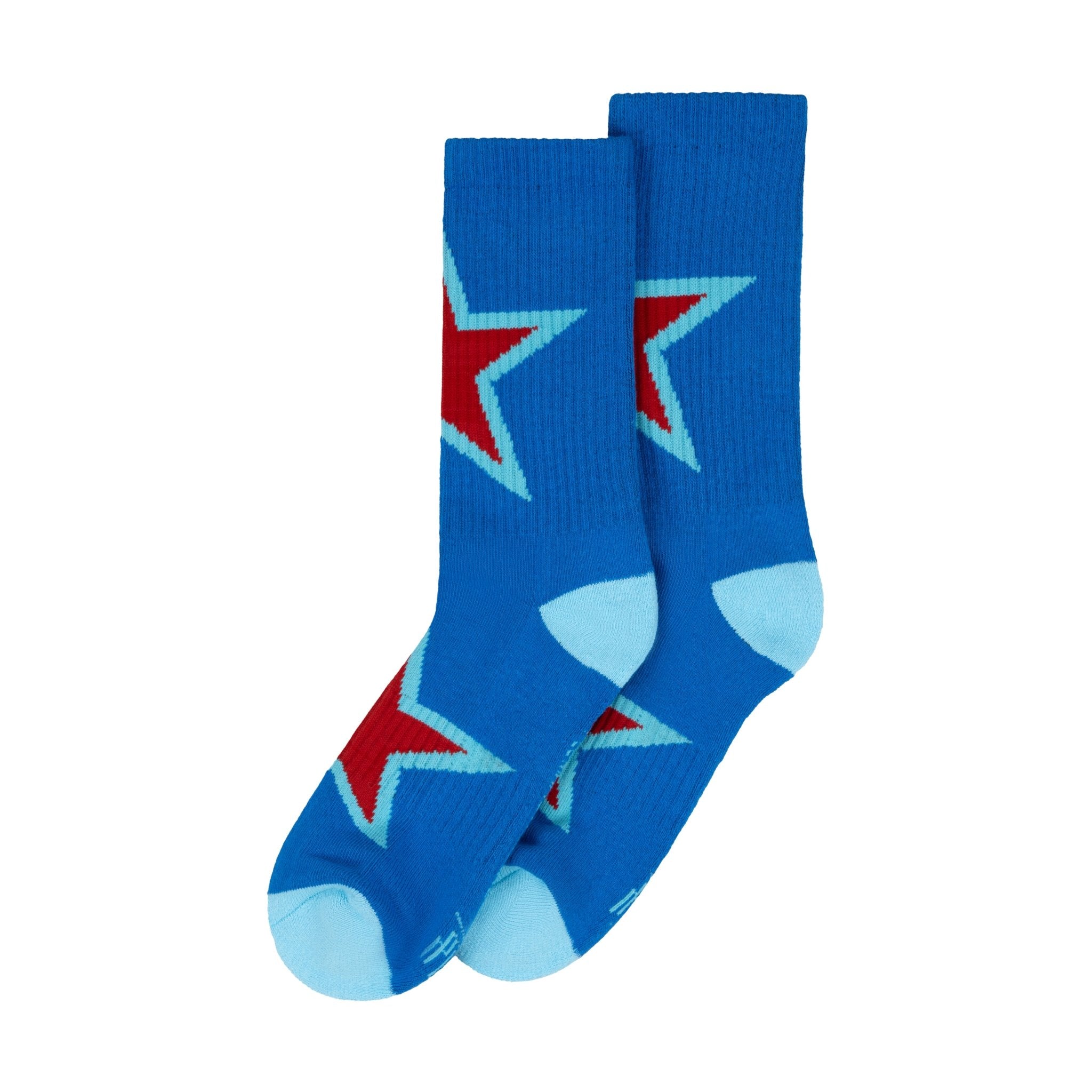 PLZ Star Socks - Blue - PLZ Make It Ruins