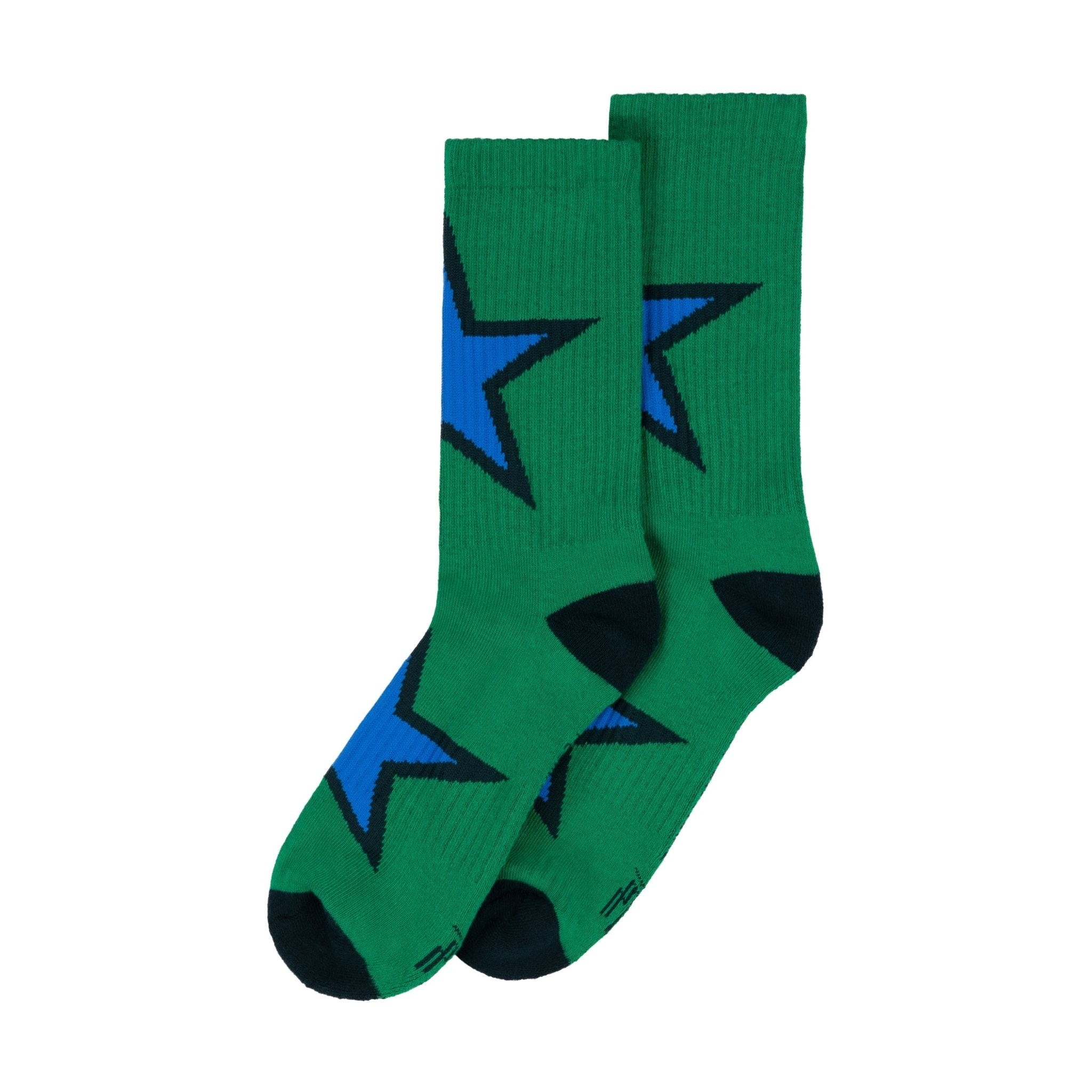 PLZ Star Socks - Green - PLZ Make It Ruins