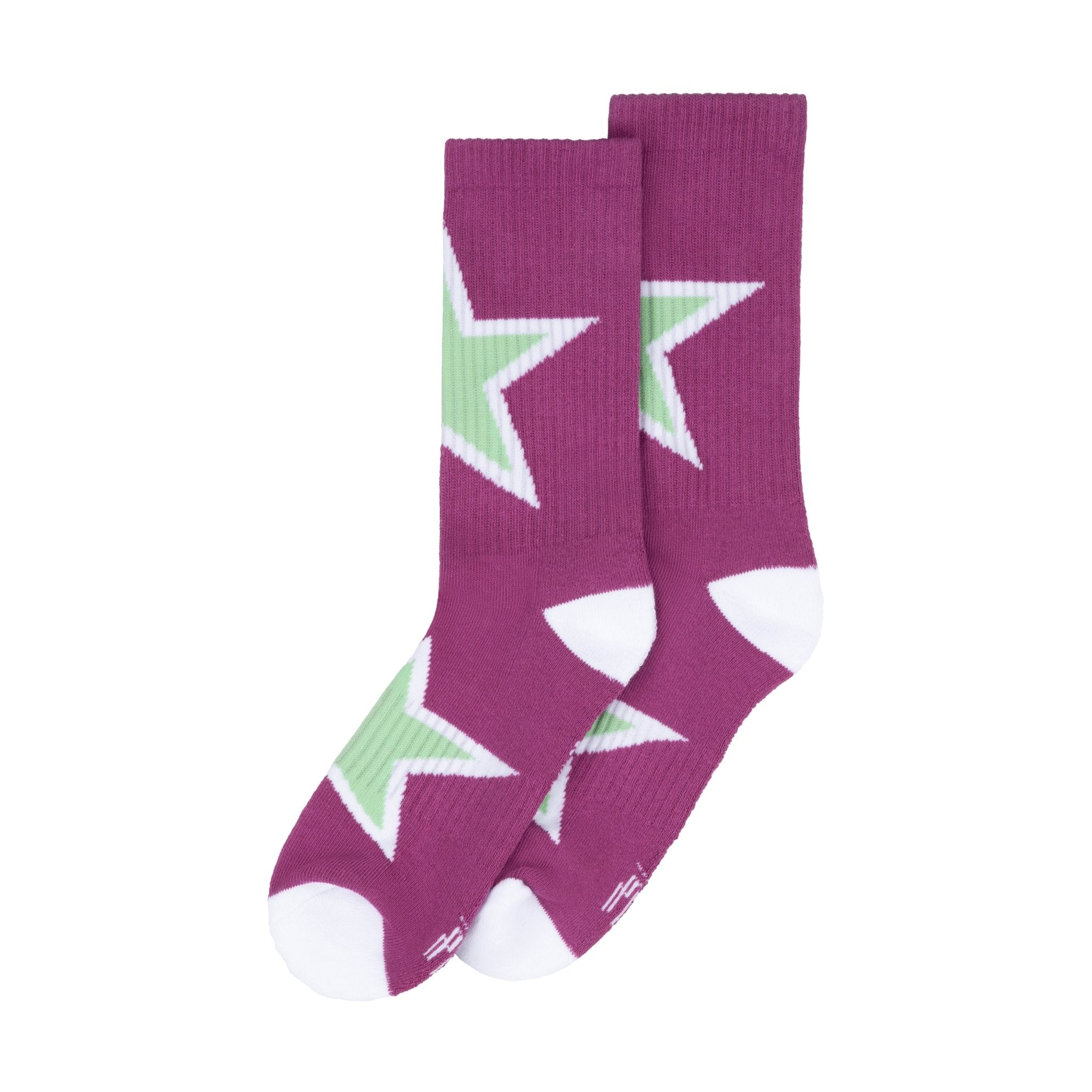PLZ Star Socks - Purple - PLZ Make It Ruins