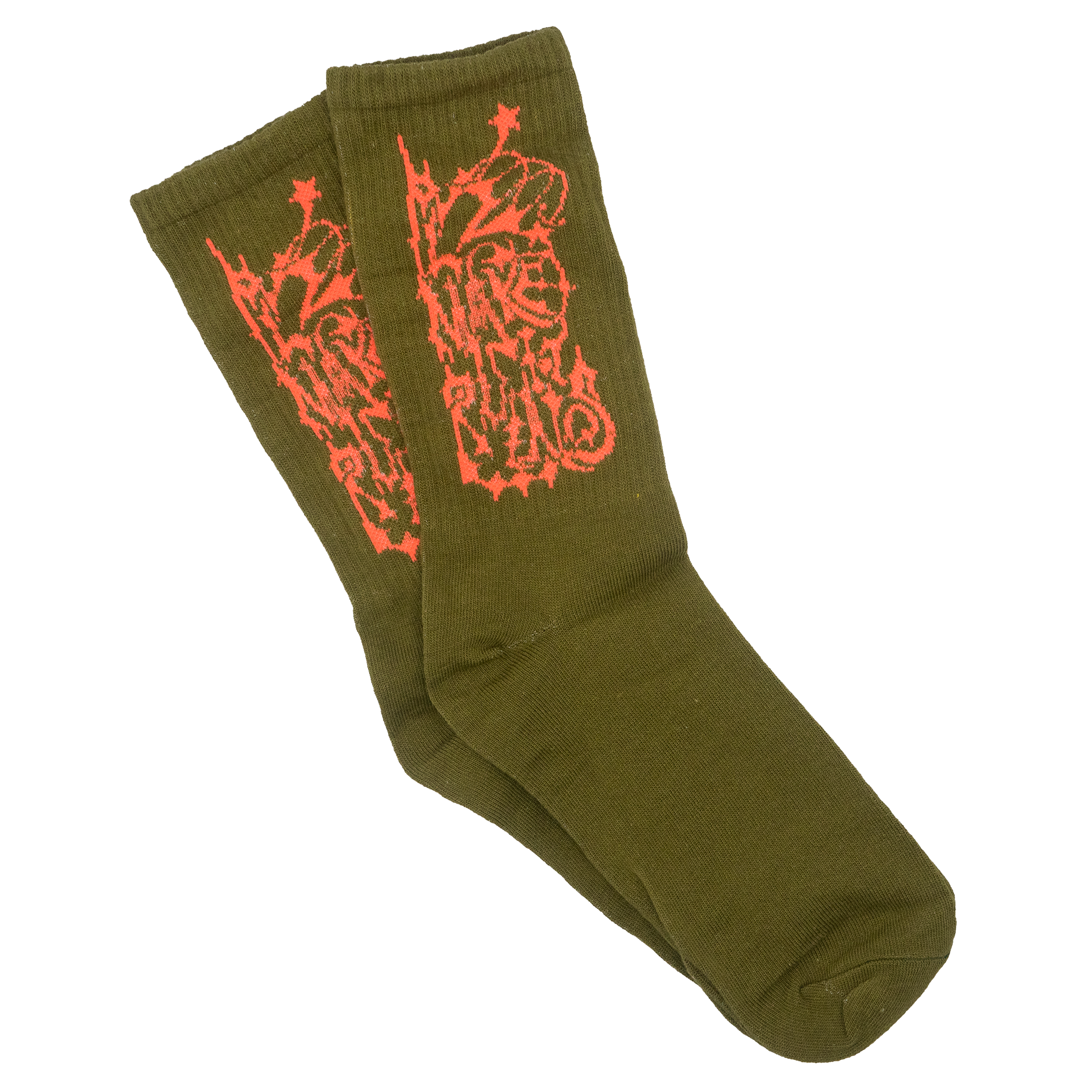 PLZ Aye Cuidado V2 Socks - Green