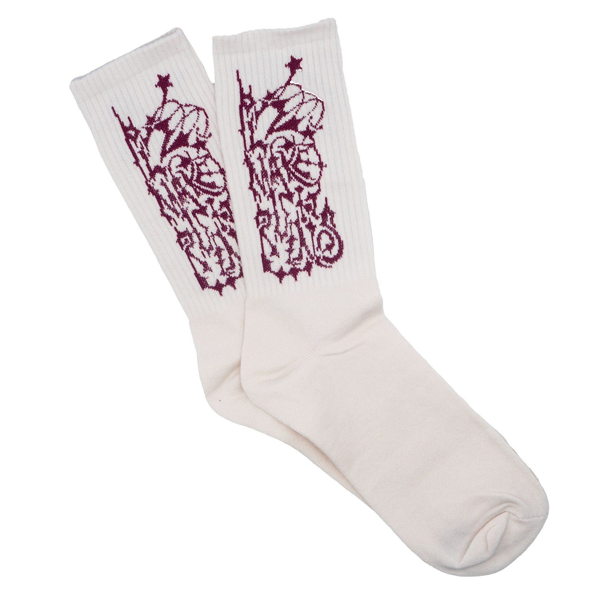 PLZ Aye Cuidado V2 Socks - White