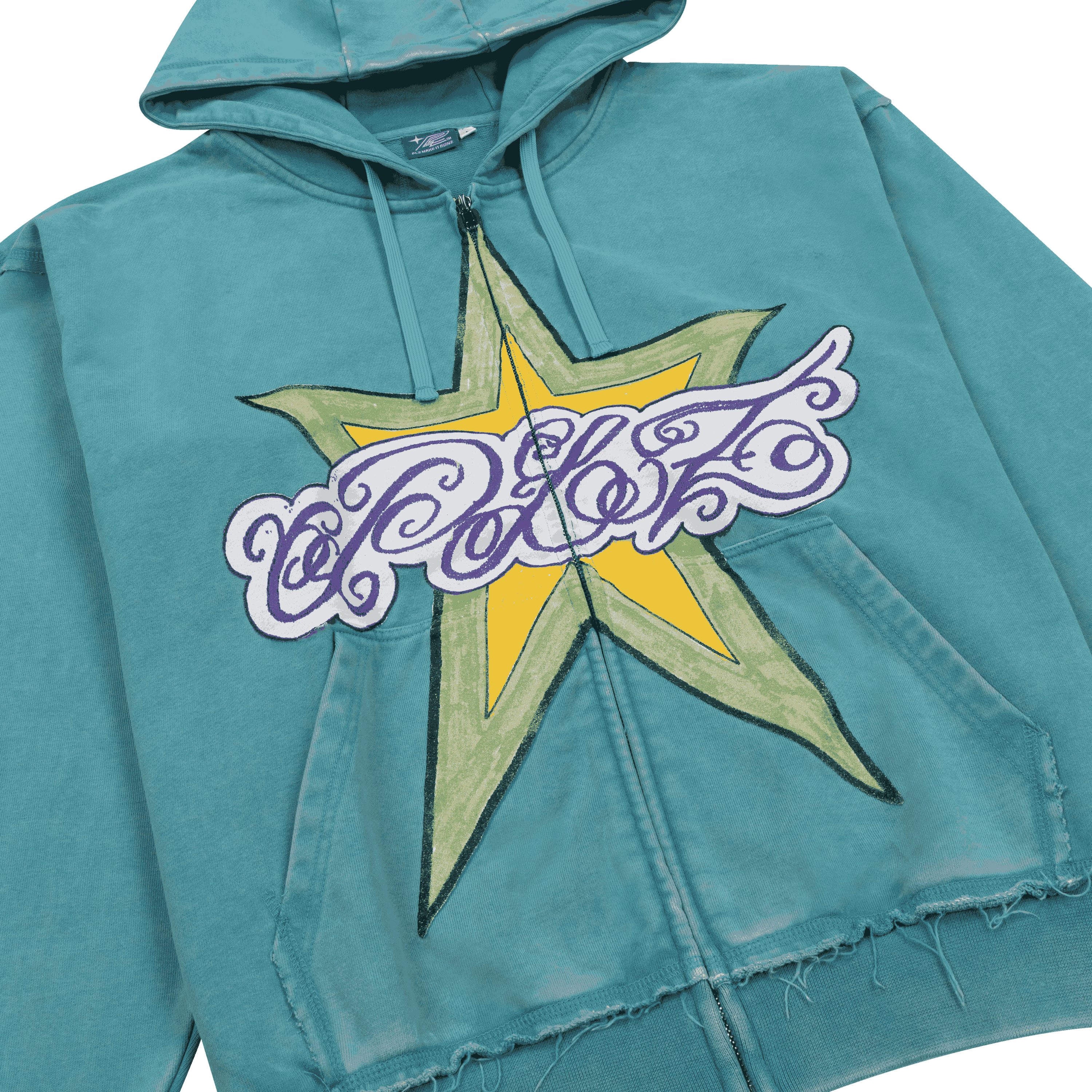 PLZ Script Star Hoodie