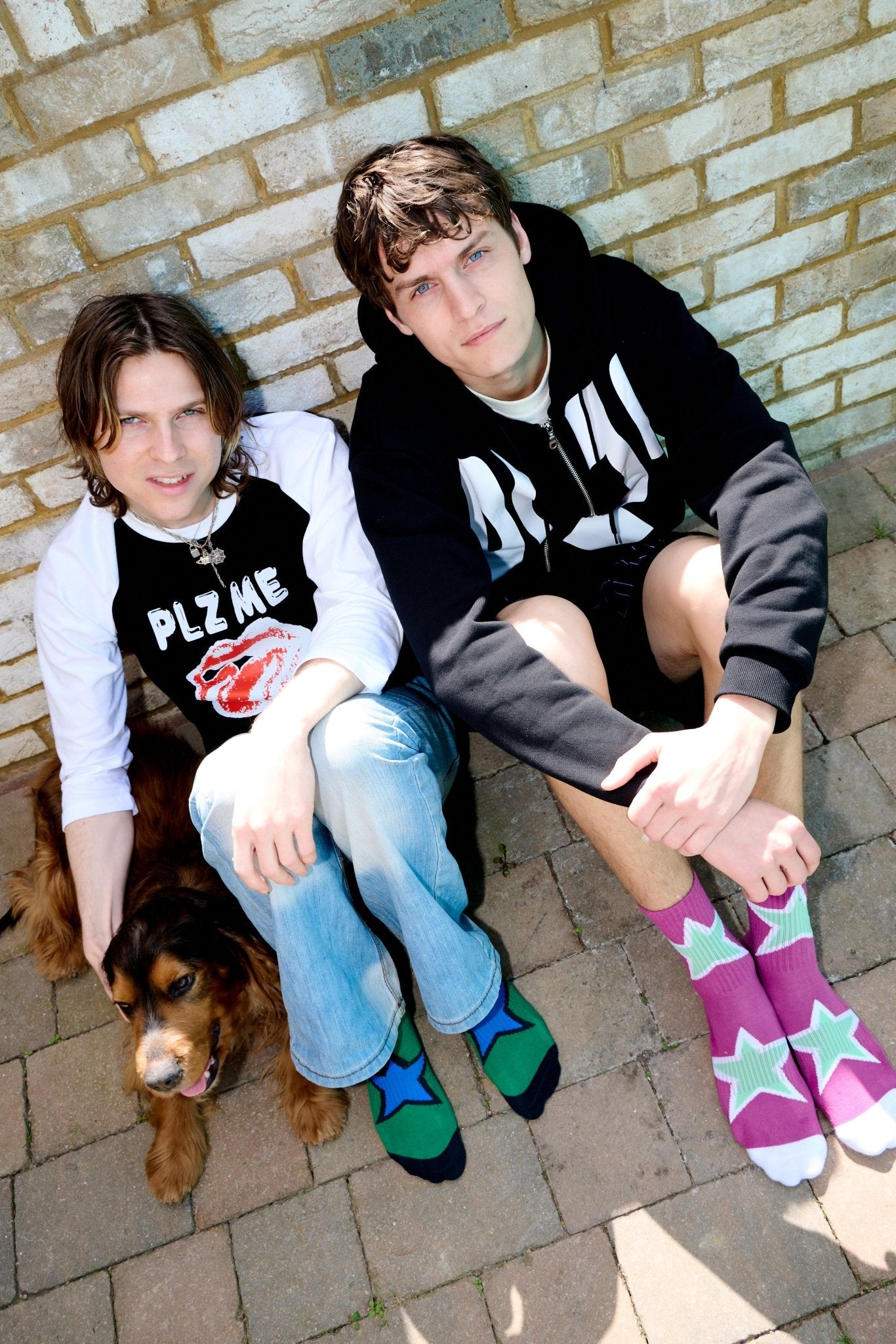 PLZ Star Socks - Blue - PLZ Make It Ruins